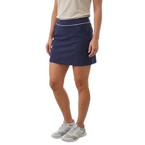 Pebble Beach Navy Athletic Skort